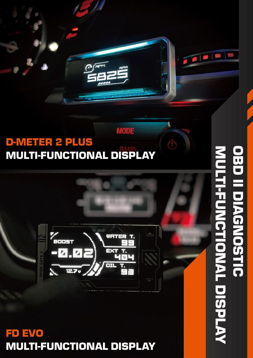 Serie di Display Multi-Funzione OBDII